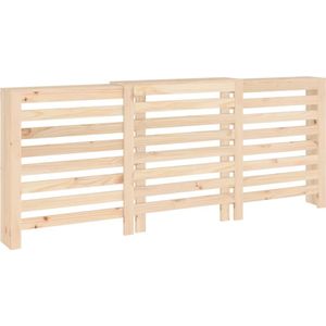 vidaXL Radiatorombouw 210x21x85 cm massief grenenhout