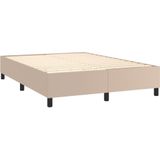 Vidaxl - Boxspringbett Matratze Cappuccino-Braun 140x200cm Kunstleder