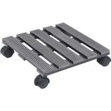 Pflanzenroller 4 Stk. Grau 30x30x7,5 cm wpc Vidaxl