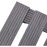 Pflanzenroller 4 Stk. Grau 30x30x7,5 cm wpc Vidaxl