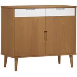 VidaXL-Dressoir-MOLDE-90x40x80-cm-massief-grenenhout-bruin