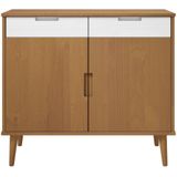 VidaXL-Dressoir-MOLDE-90x40x80-cm-massief-grenenhout-bruin