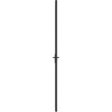 vidaXL-Binnendeur-93x201,5-cm-matglas-en-aluminium-zwart