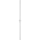 Deur - Wit - Gehard Glas - Aluminium Frame
