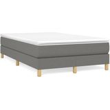 vidaXL-Boxspring-met-matras-stof-donkergrijs-120x200-cm