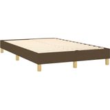 VidaXL Boxspring Matras Stof Donkerbruin 120x200 cm