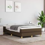 VidaXL Boxspring Matras Stof Donkerbruin 120x200 cm
