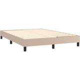 Vidaxl - Boxspringbett Matratze Cappuccino-Braun 140x200cm Kunstleder