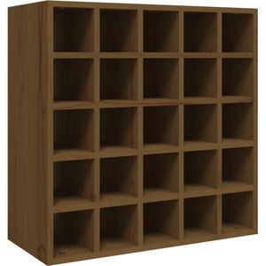 vidaXL-Wijnkast-56x25x56-cm-massief-grenenhout-honingbruin