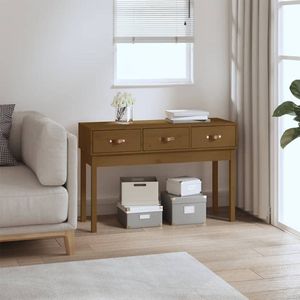 vidaXL-Wandtafel-114x40x75-cm-massief-grenenhout-honingbruin