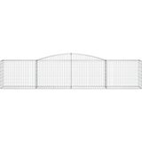 Vidaxl - Gabionen mit Hochbogen 20 Stk. 400x50x80/100cm Verzinktes Eisen