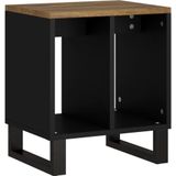 vidaXL Beistelltisch 40x31x46 cm Massivholz Mango & Holzwerkstoff