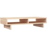 vidaXL Monitorständer 60x27x14 cm Massivholz Kiefer