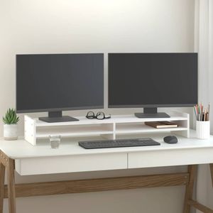 Houten Monitorstandaard Voor Bureaus - Verhoog Je Monitor Voor Minder Nekspanning