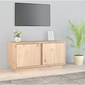vidaXL - Tv-meubel - 80x35x40,5 - cm - massief - grenenhout