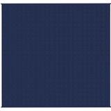 Verzwaringsdeken - Blauw - Katoen - Polyester Vulling