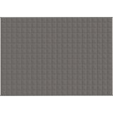 vidaXL - Verzwaringsdeken - Grijs - Stof - 155x220 cm - 7 kg