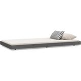 VidaXL Bedframe Massief Grenenhout Grijs 90x200 cm