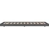 VidaXL Bedframe 75x190 cm Massief Grenenhout Grijs