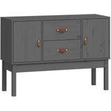 VidaXL-Dressoir-110x40x78-cm-massief-grenenhout-grijs