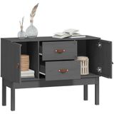 VidaXL-Dressoir-110x40x78-cm-massief-grenenhout-grijs