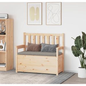 vidaXL Sitzbank 112,5x51,5x96,5 cm Massivholz Kiefer