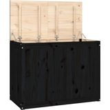 Haba - Wasmand - Zwart - Massief Grenenhout - 2 Secties