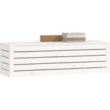 Opbergdoos - Wit - Massief Grenenhout - Stevig en Stabiel Frame