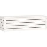 Opbergdoos - Wit - Massief Grenenhout - Stevig en Stabiel Frame