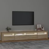 vidaXL-Tv-meubel-met-LED-verlichting-240x35x40-cm-sonoma-eikenkleurig