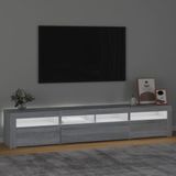 vidaXL-Tv-meubel-met-LED-verlichting-210x35x40-cm-grijs-sonoma-eiken