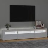 vidaXL-Tv-meubel-met-LED-verlichting-195x35x40-cm-hoogglans-wit