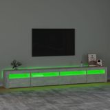 vidaXL-Tv-meubel-met-LED-verlichting-270x35x40-cm-betongrijs