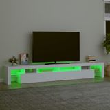 vidaXL-Tv-meubel-met-LED-verlichting-260x36,5x40-cm-wit