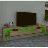 VidaXL-Tv-meubel-met-LED-verlichting-260x36,5x40cm-sonoma-eikenkleurig