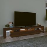 vidaXL-Tv-meubel-met-LED-verlichting-230x36,5x40-cm-bruineikenkleurig