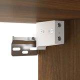 Vidaxl - Waschbeckenschrank mit Einbaubecken Braun Eiche Holzwerkstoff