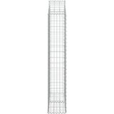vidaXL-Schanskorf-gewelfd-100x30x160/180-cm-gegalvaniseerd-ijzer