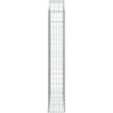 vidaXL Schanskorf gewelfd 150x30x180/200 cm gegalvaniseerd ijzer