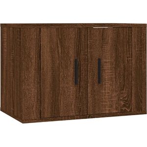 vidaXL Tv-wandmeubel 57x34,5x40 cm bruin eikenkleur