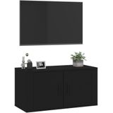 VidaXL TV-wandmeubel 80x34,5x40 cm Zwart