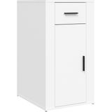 vidaXL Büroschrank Weiß 40x49x75 cm Holzwerkstoff
