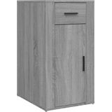 vidaXL Bureaukastje 40x49x75 cm bewerkt hout grijs sonoma eikenkleurig