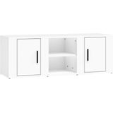 vidaXL-Tv-meubel-100x31,5x35-cm-bewerkt-hout-wit