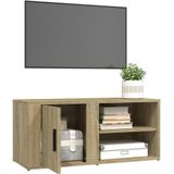 vidaXL-Tv-meubel-80x31,5x36-cm-bewerkt-hout-sonoma-eikenkleurig