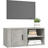 vidaXL Tv-meubels 2 st 80x31,5x36 cm bewerkt hout betongrijs