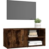 vidaXL-Tv-meubel-80x31,5x36-cm-bewerkt-hout-gerookt-eikenkleurig