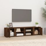 vidaXL-Tv-meubels-2-st-80x31,5x36-cm-bewerkt-hout-bruin-eikenkleur