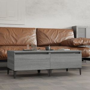 vidaXL Bijzettafels 2 st 50x46x50 cm bewerkt hout sonoma eikenkleurig