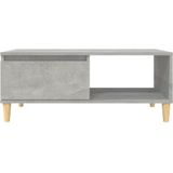 vidaXL Couchtisch Betongrau 90x50x36,5 cm Holzwerkstoff